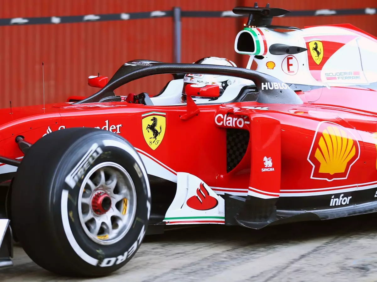 Sebastian Vettel, Halo Foto zur News: Formel-1-Cockpitschutz: "Halo"-Entscheidung bis zum 15. Juli