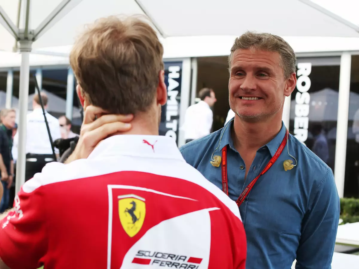 David Coulthard, Sebastian Vettel Foto zur News: Coulthard über Ferrari: Fehlen von Allison wirkt sich aus