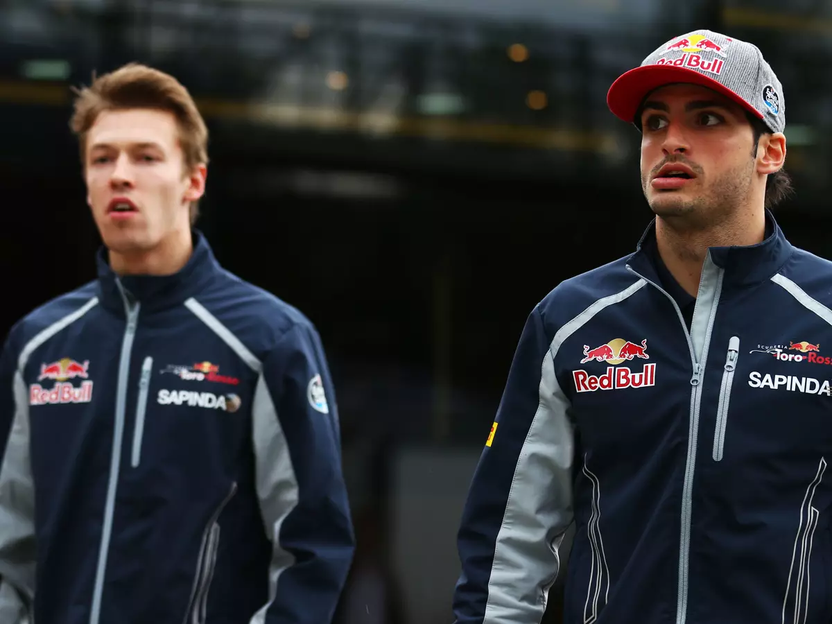 Carlos Sainz, Daniil Kwjat Foto zur News: Daniil Kwjat: Zukunft ohne Red Bull vorstellbar