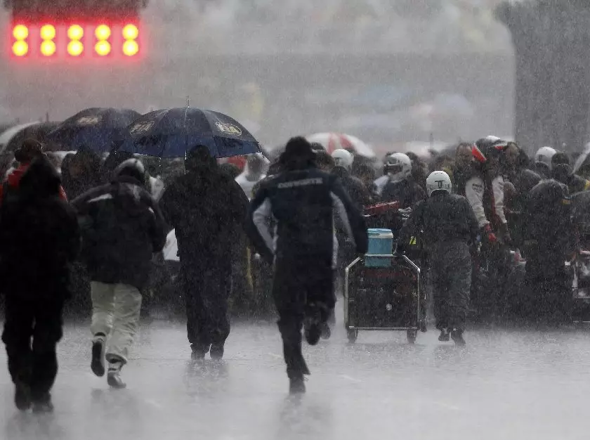 Foto zur News: Klirrende Kälte, nasse Füße: Montreal droht Regenrennen