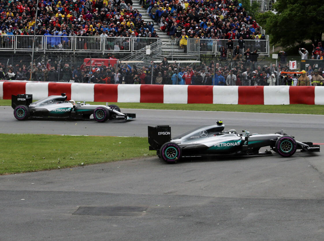 Foto zur News: Rosberg und Hamilton: Nächster Mercedes-Knall in Baku?