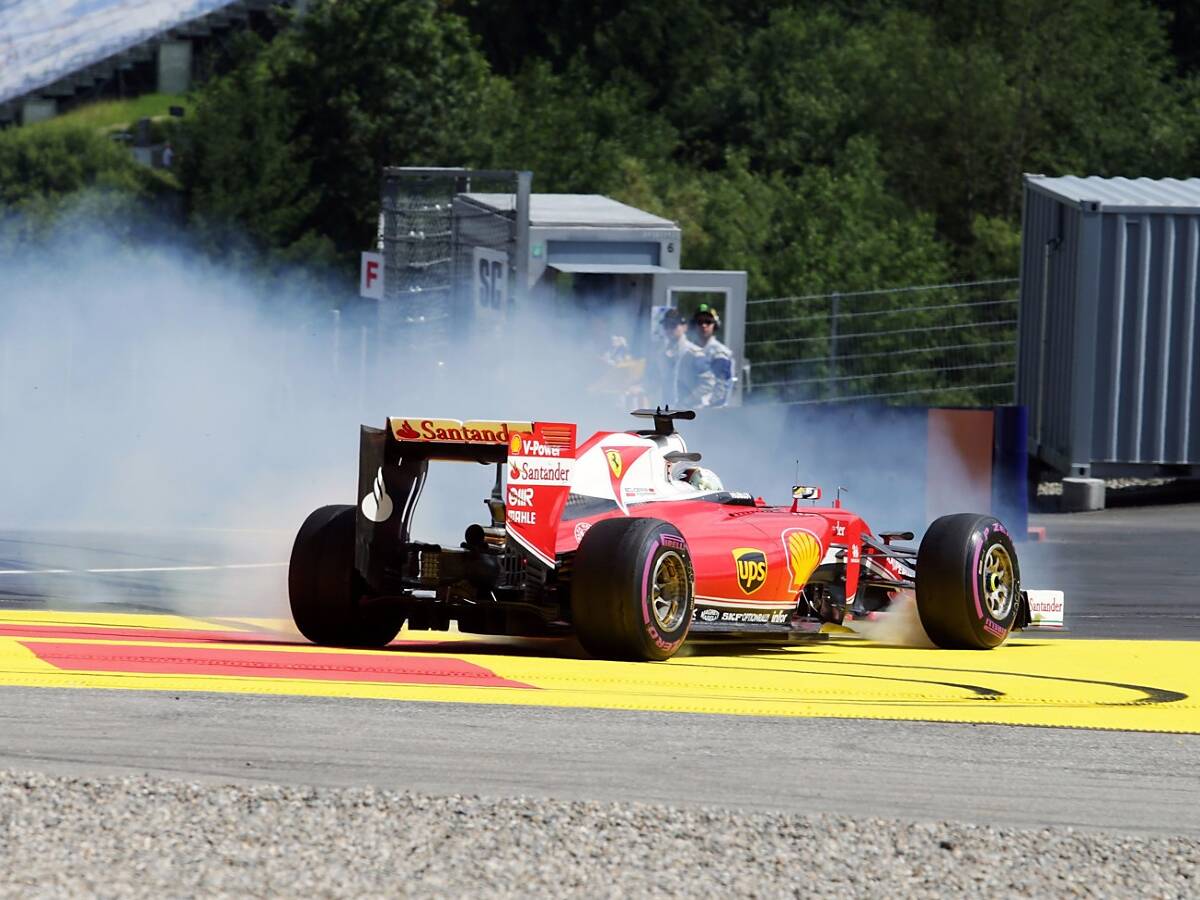 Foto zur News: Ferrari in Spielberg: Was zum Vettel-Dreher führte