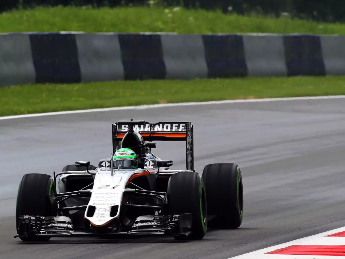 Foto zur News: Perez benachteiligt: Hülkenberg legt in Spielberg vor