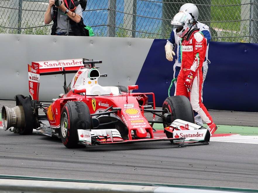 Foto zur News: Auch Pirelli rätselt: "Keiner hatte ähnliches Problem wie Vettel"