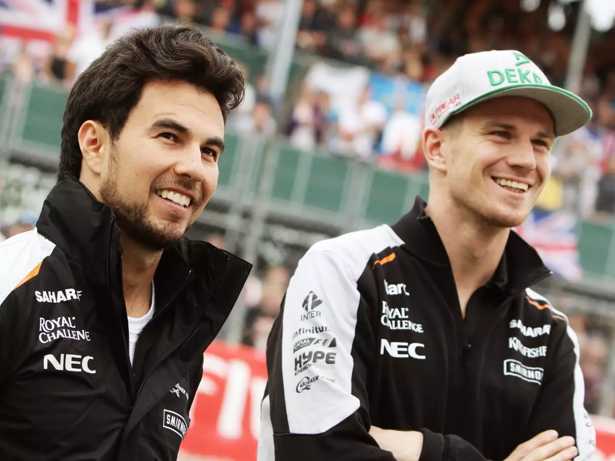 Sergio Perez, Nico Hülkenberg Foto zur News: Force India: Sergio Perez hat "seit Wochen" verlängert
