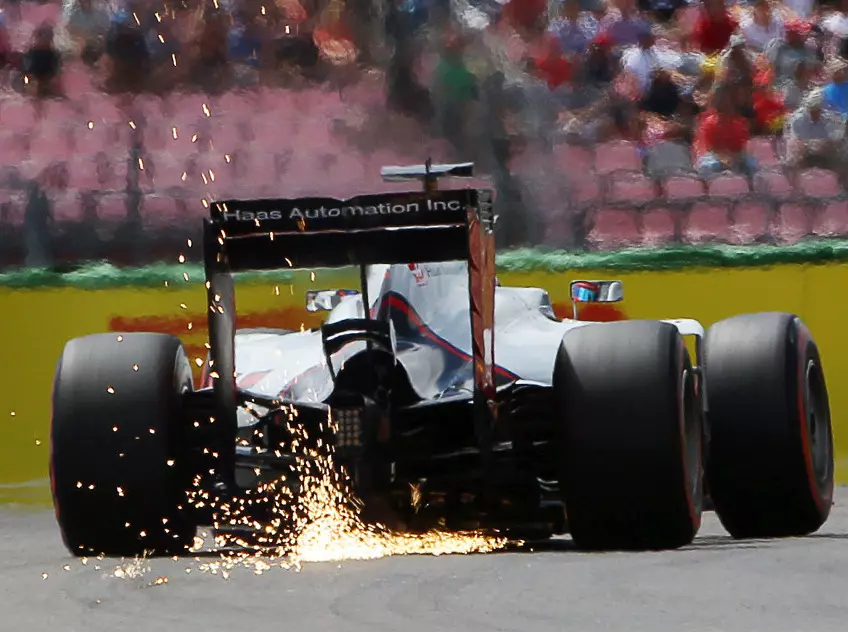Romain Grosjean Foto zur News: Haas in Hockenheim: "Da war kein Spielraum mehr"