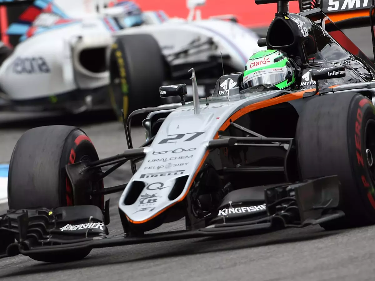 Foto zur News: Force India vor Williams: Hülkenberg in Hockenheim Siebter