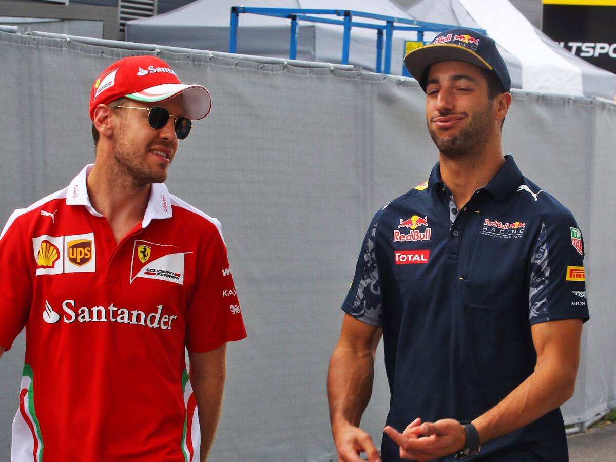 Foto zur News: Ricciardo verteidigt Vettels Titel: "Musst Leistung erst bringen"