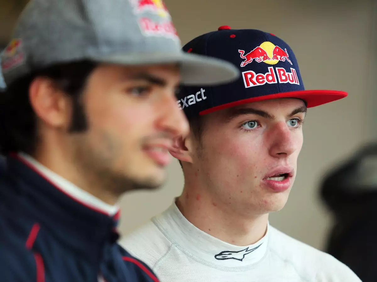 Carlos Sainz, Max Verstappen Foto zur News: Tost: Wie weit die Rivalität zwischen Verstappen und Sainz ging