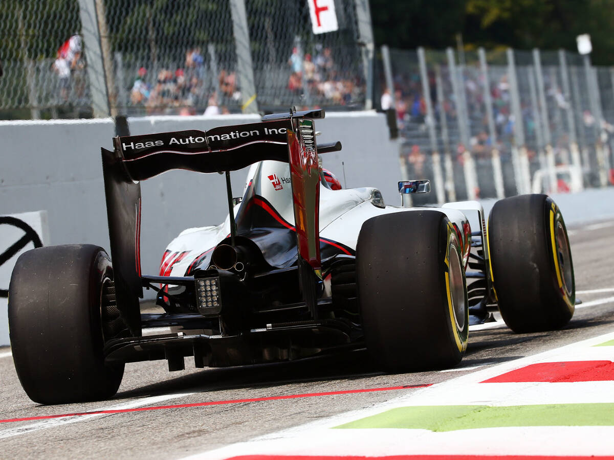 Foto zur News: Monza: Neuer Haas-Heckflügel bringt Romain Grosjean auf P9