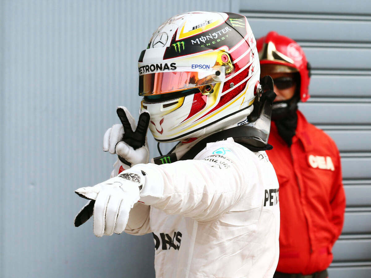 Foto zur News: Lewis Hamilton: Meine Qualifying-Runde war "fast perfekt"
