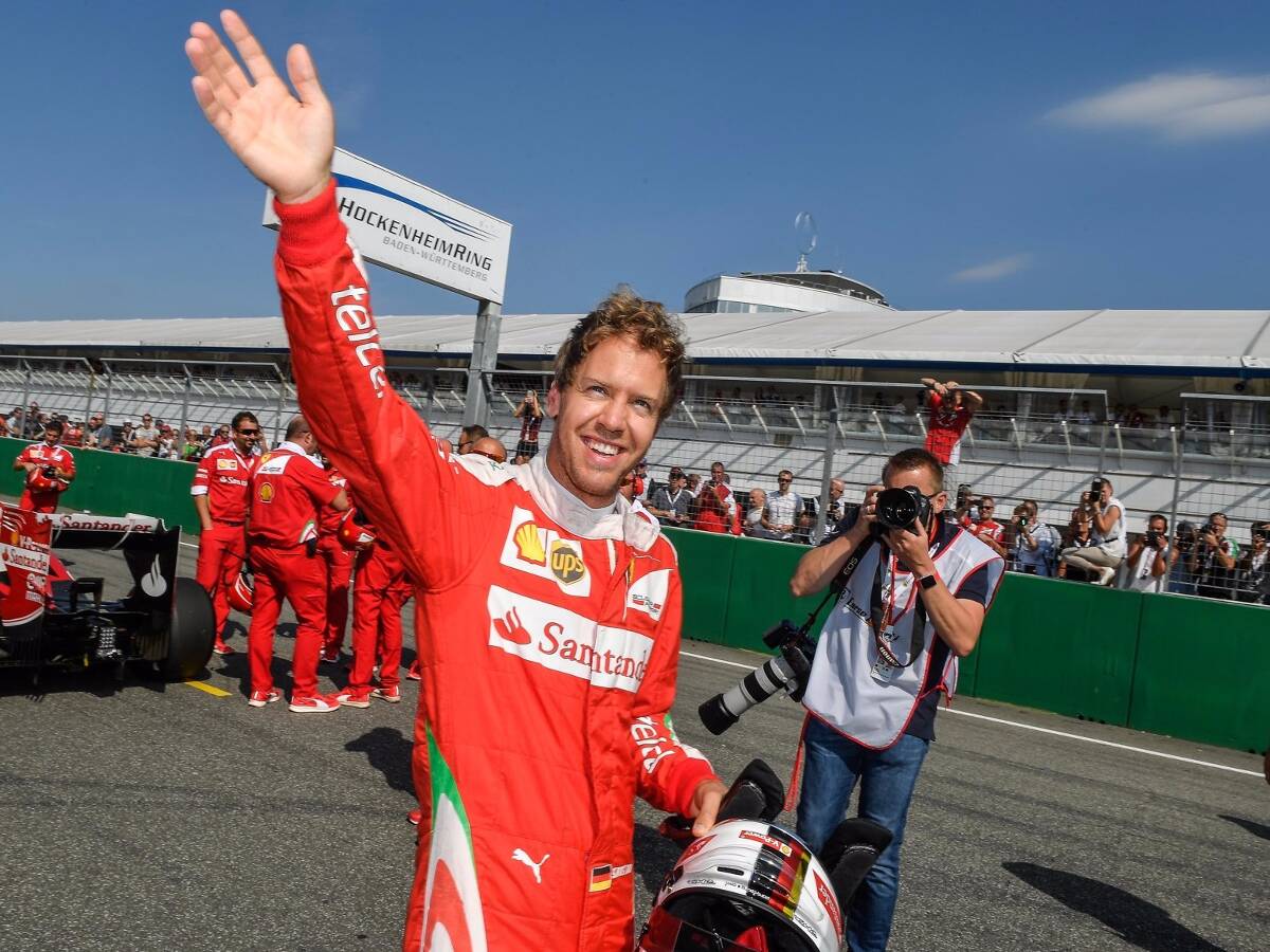 Foto zur News: Ferrari Racing Days: Sebastian Vettel rockt Hockenheim