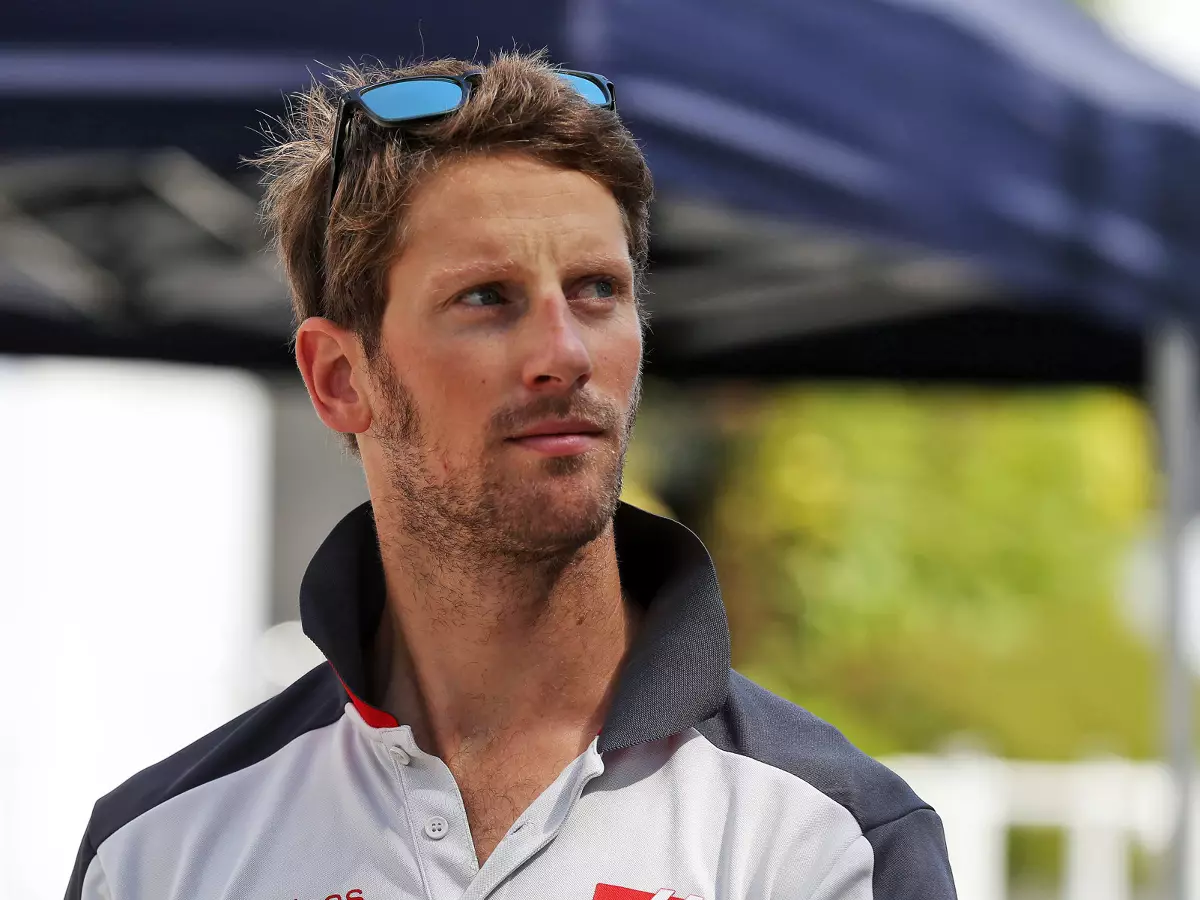 Romain Grosjean Foto zur News: Haas in Singapur: Romain Grosjean sieht Top-10-Potenzial