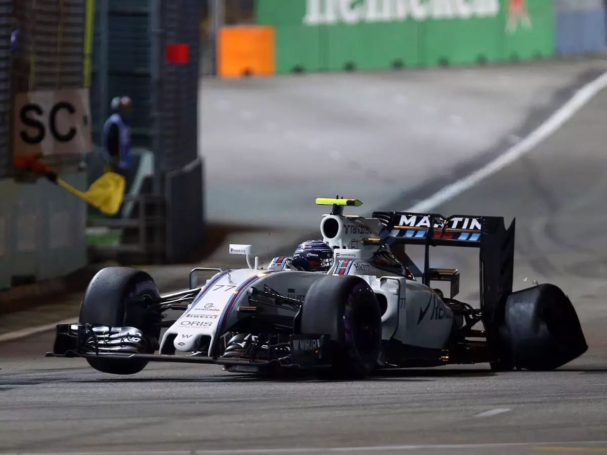 Valtteri Bottas Foto zur News: Verzockt: Williams verlässt Singapur ohne Punkte