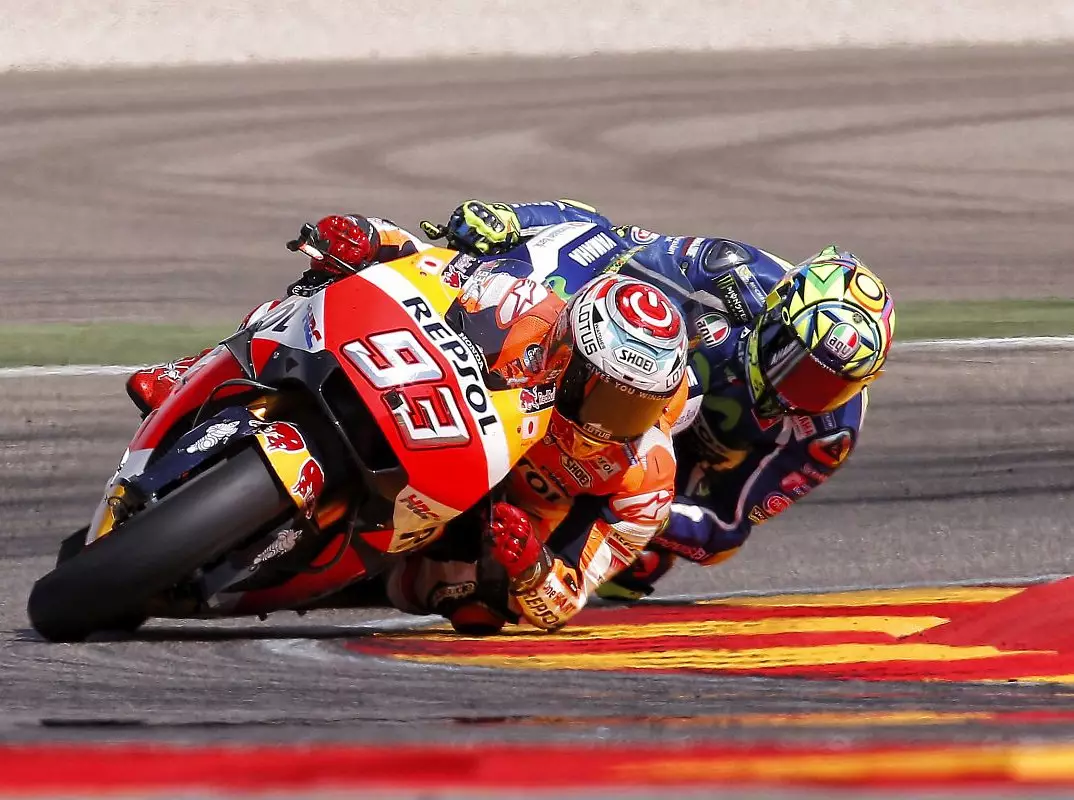 Marc Marquez, Valentino Rossi Foto zur News: Gerhard Berger: Formel 1 sollte es wie die MotoGP machen