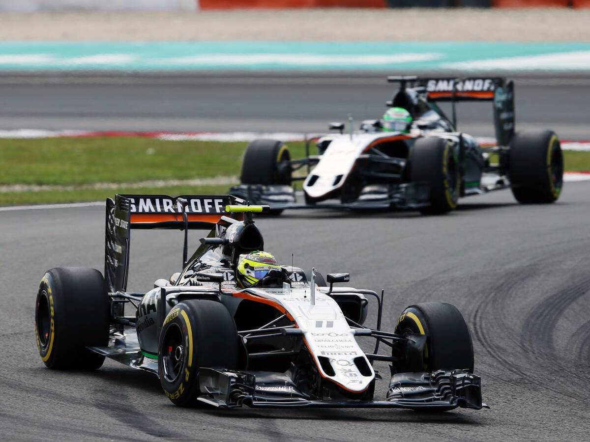Foto zur News: Force India: Boxenpatzer wirft Hülkenberg und Perez zurück