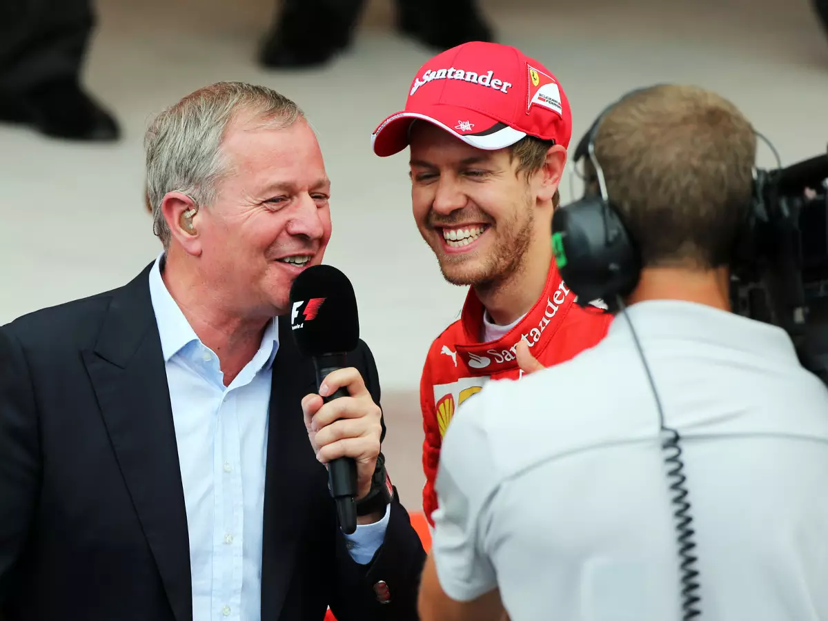 Martin Brundle und Sebastian Vettel Foto zur News: Martin Brundle: Vettel wird nicht mehr lange Formel 1 fahren