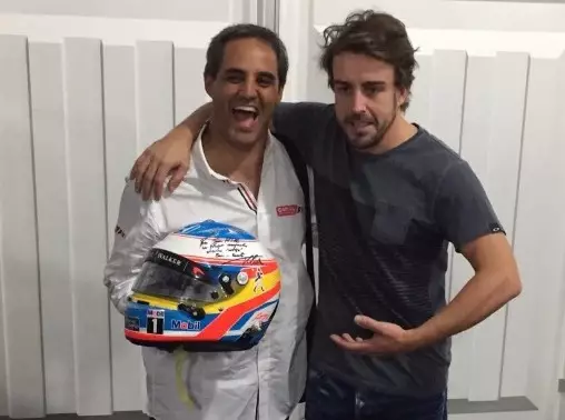 Juan Pablo Montoya, Fernando Alonso Foto zur News: Porsches Geheimplan: Alonso/Hülkenberg/Montoya in Le Mans
