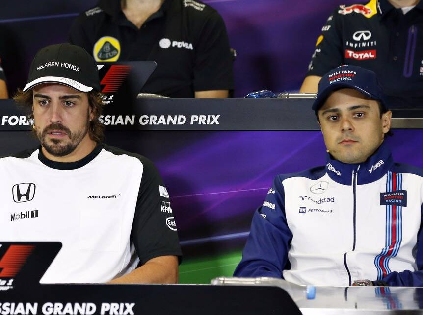 Foto zur News: "Du Hurensohn": Scharmützel zwischen Massa und Alonso