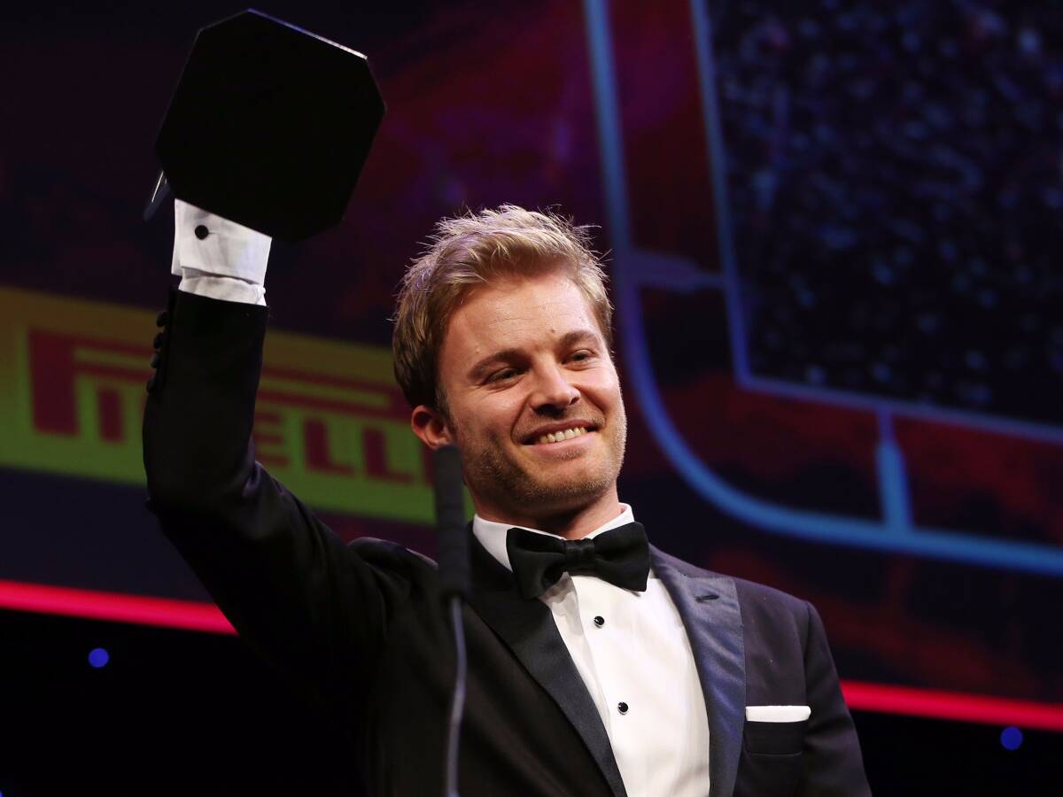 Foto zur News: Motorsportler des Jahres: Rosberg holt sich Preis selbst ab
