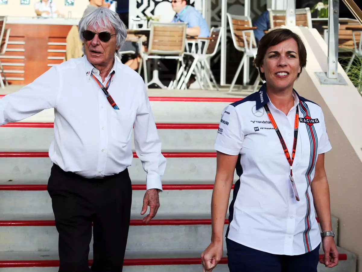 Bernie Ecclestone, Claire Williams Foto zur News: Wieso Williams von Liberty Media sportlich profitieren könnte