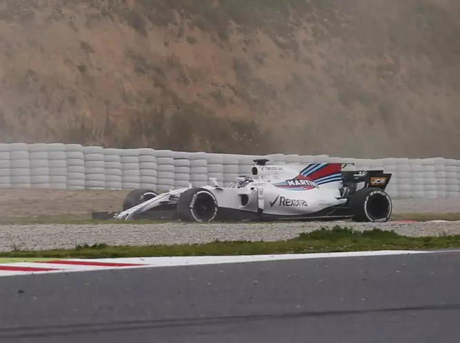 Foto zur News: Fahrfehler von Rookie Stroll: Williams packt früh zusammen