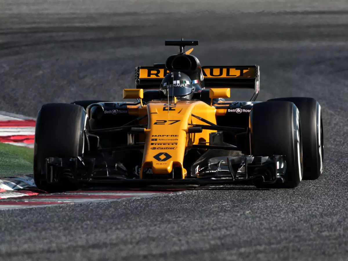 Foto zur News: Hülkenberg hinter Palmer: Kein reibungsloser Renault-Testtag