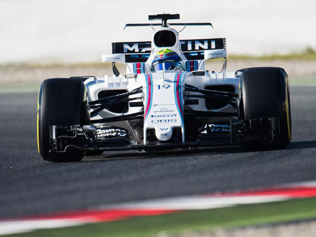 Foto zur News: Formel-1-Tests 2017: Williams und Massa lassen aufhorchen