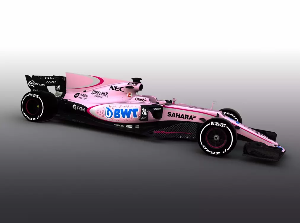 Foto zur News: Neuer Sponsor, neue Farbe: Force India wird 2017 rosa!