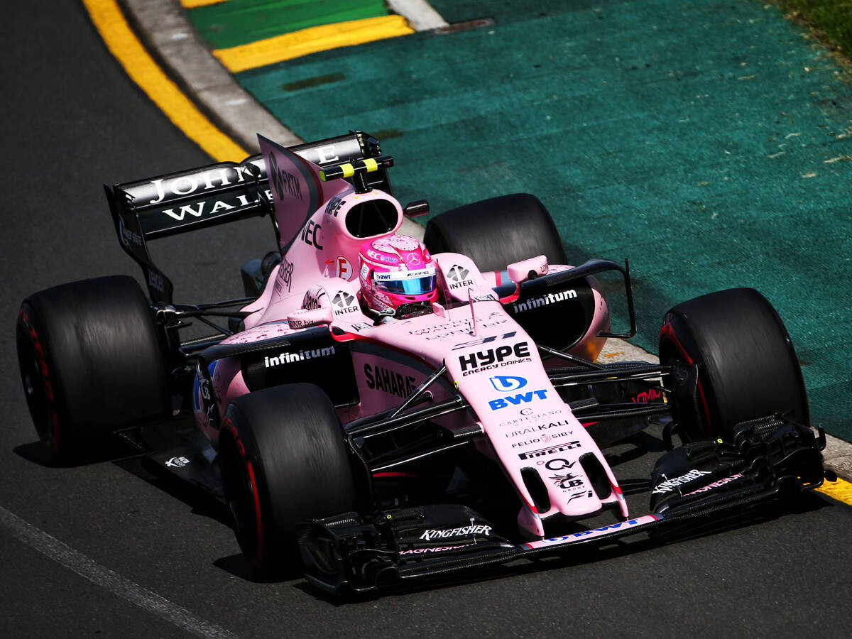 Foto zur News: Force India: Esteban Ocon wird von Bremssystem gestoppt