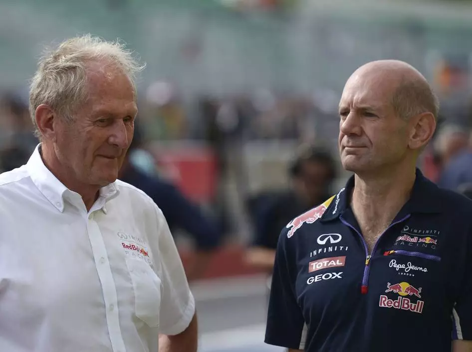 Helmut Marko, Adrian Newey Foto zur News: RB13 nicht siegfähig: Hat Newey seinen Nimbus verloren?