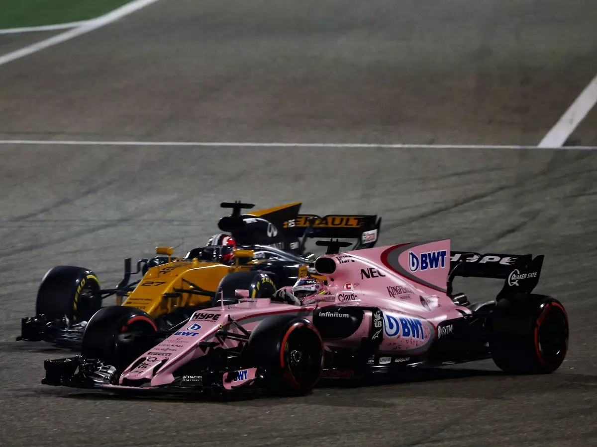 Sergio Perez, Nico Hülkenberg Foto zur News: "Schadensbegrenzung": Force India sehnt Update herbei