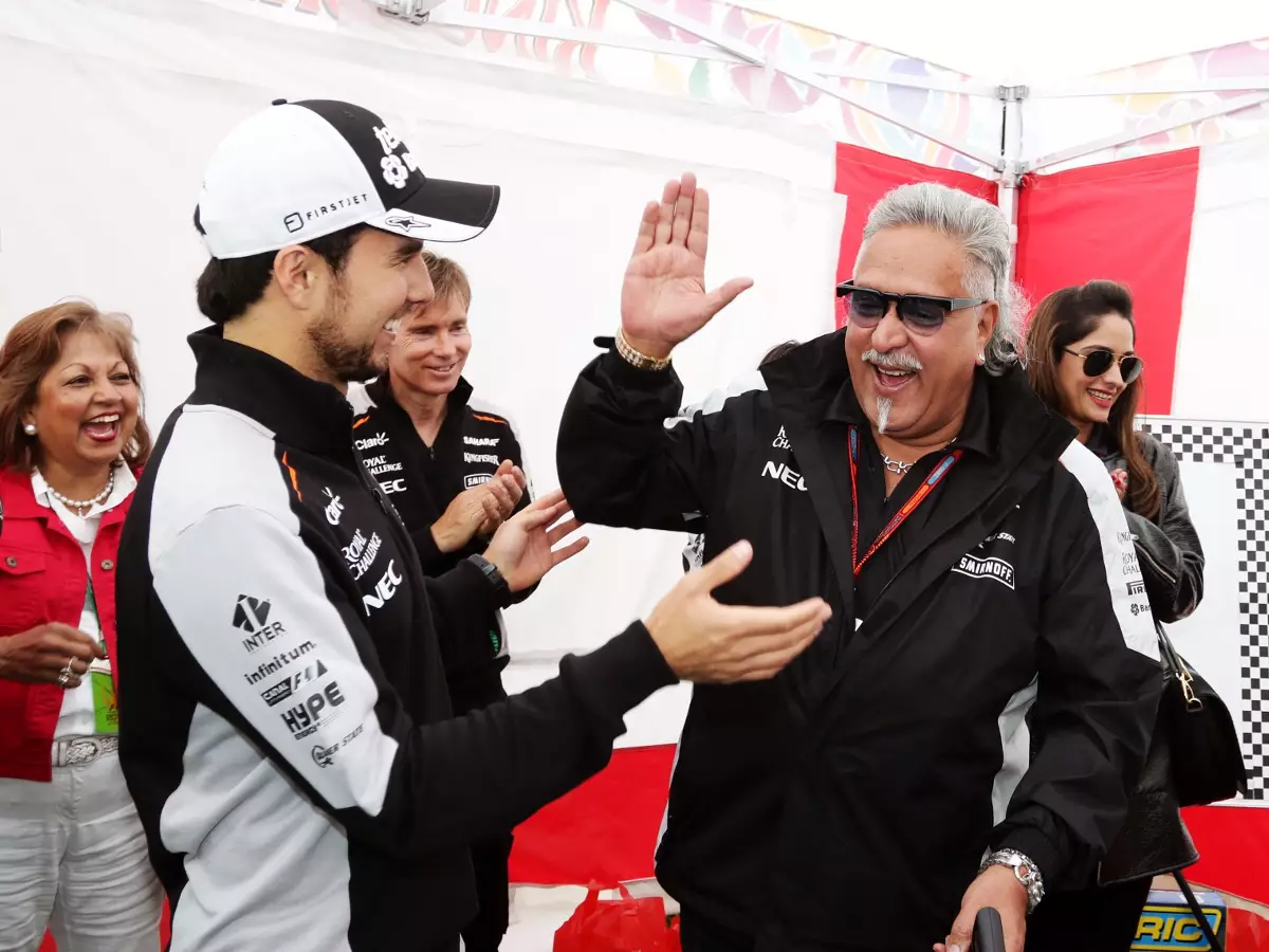 Foto zur News: Sergio Perez: Vijay Mallya glücklich über seine Verhaftung