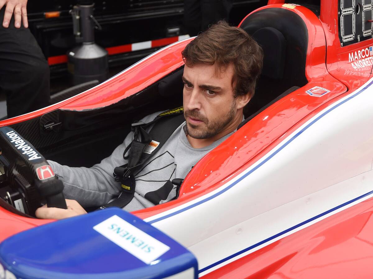 Foto zur News: Indy-500-Test von Fernando Alonso im Livestream