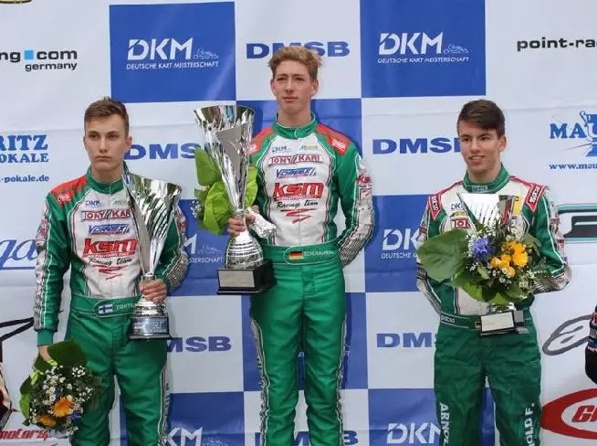 Foto zur News: Ralf Schumachers Sohn David gewinnt im Kart