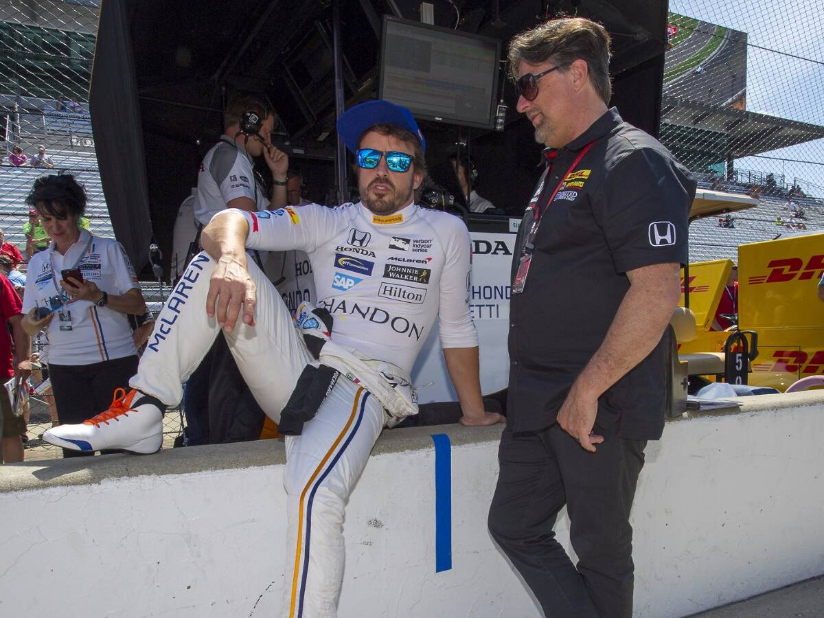 Foto zur News: "Produktiver Tag": Alonso fleißigster Pilot beim Indy 500