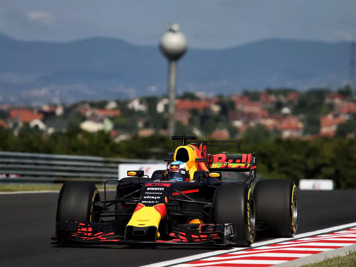 Daniel Ricciardo Foto zur News: Formel 1 Ungarn 2017: Red Bull holt die erste Bestzeit