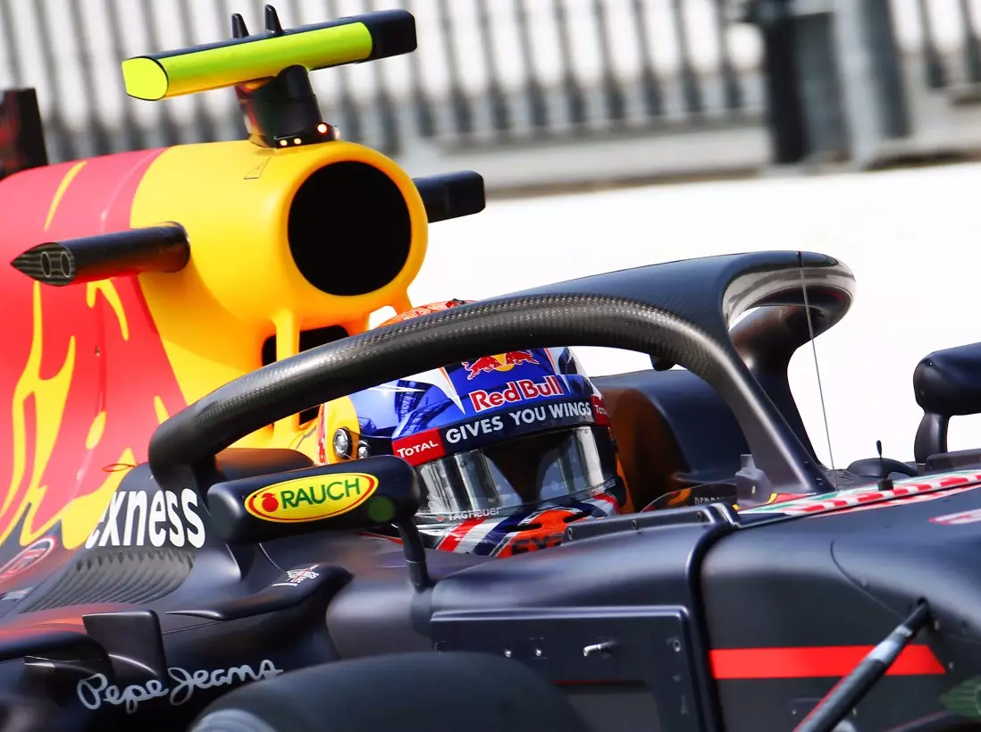 Max Verstappen Foto zur News: Horner: FIA hat sich bei Halo "in die Ecke drängen lassen"