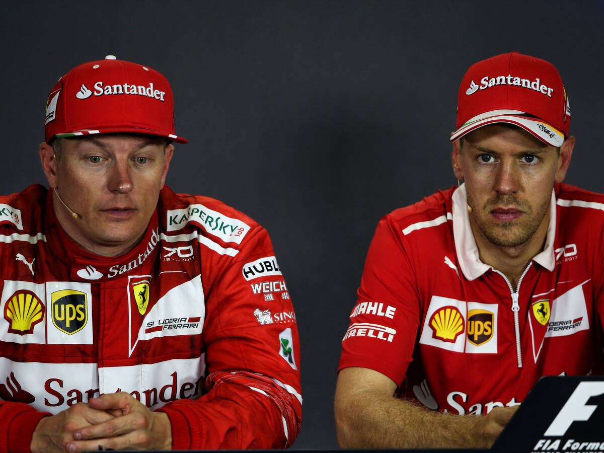 Foto zur News: Nur noch Formsache: Ferrari macht mit Vettel/Räikkönen weiter