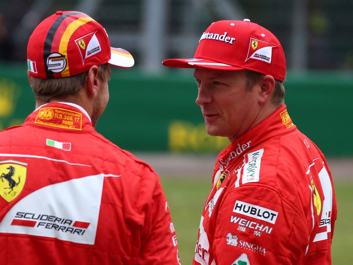 Foto zur News: "War meine Idee": Wie Räikkönen Vettel in die erste Reihe zog