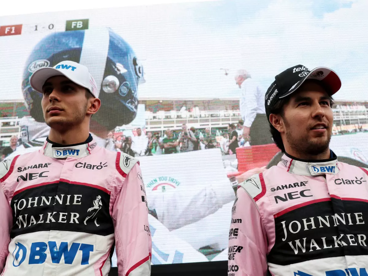 Esteban Ocon, Sergio Perez Foto zur News: Ocon schuldbewusst: Müssen Vertrauen zurückgewinnen