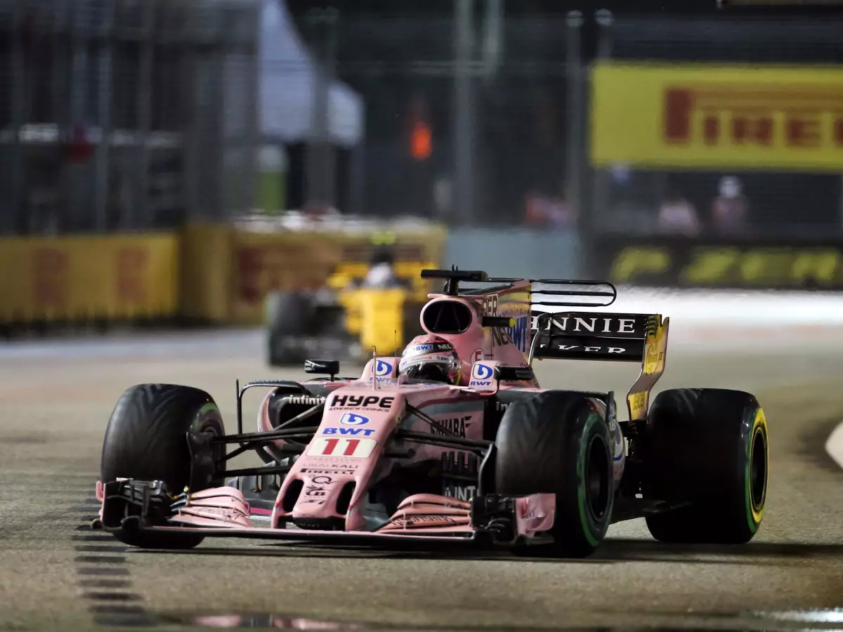 Sergio Perez Foto zur News: Force India: Weitere Aero-Verbesserungen in Malaysia