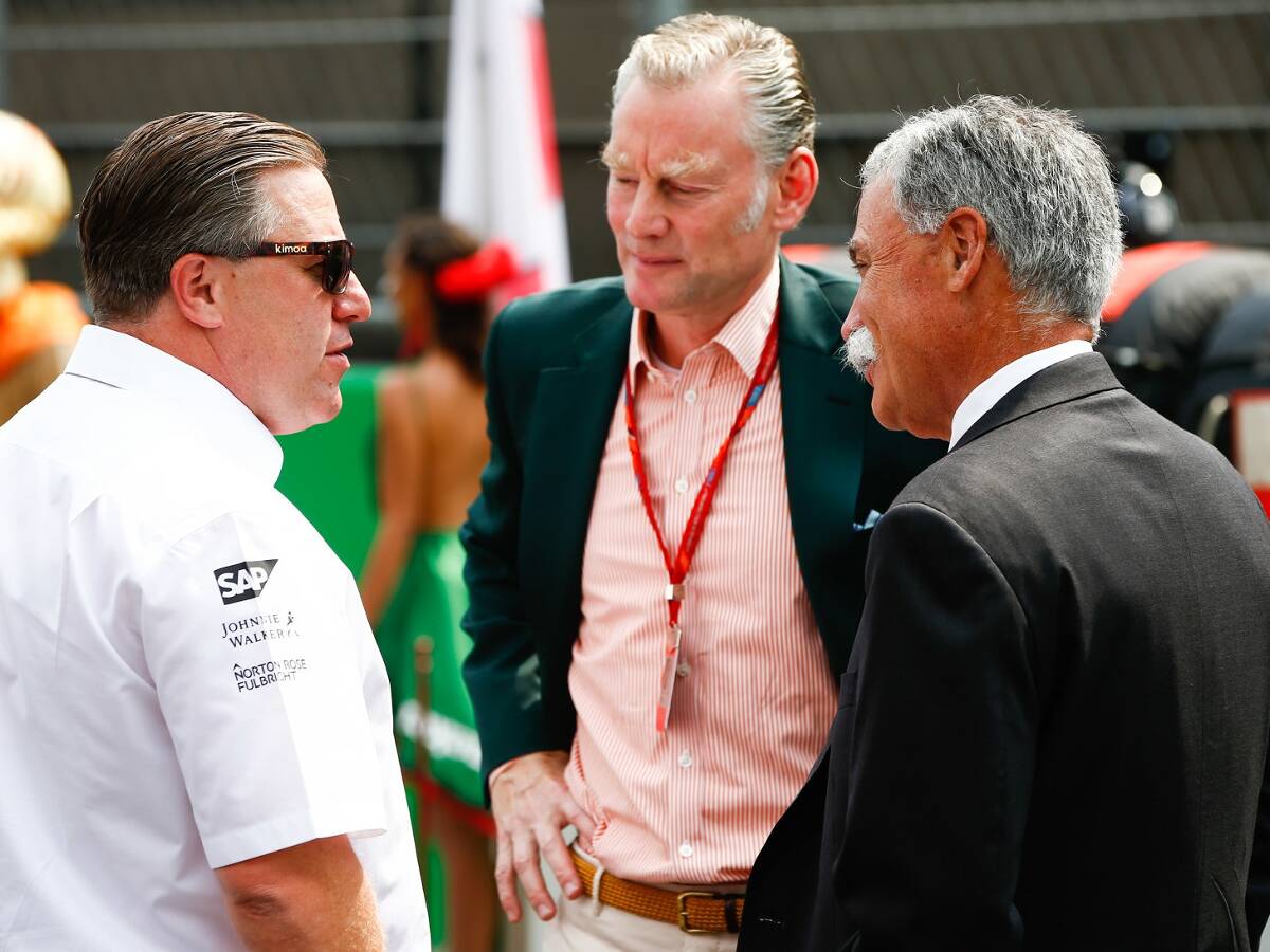 Foto zur News: Streit über Formel-1-Zukunft: Brown fürchtet 2018 "Feuerwerk"