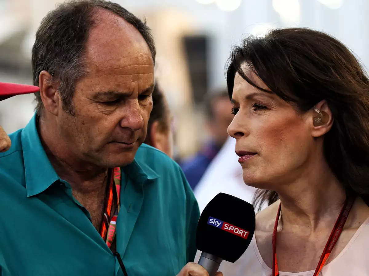 Tanja Bauer, Gerhard Berger Foto zur News: Pay-TV-Sender steigt aus: Formel 1 2018 nicht mehr bei Sky