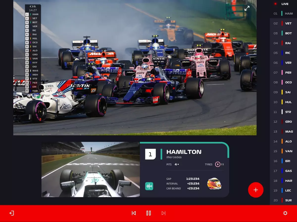 Foto zur News: Offizieller Live-Stream der Formel 1 2018 mit RTL-Kommentar