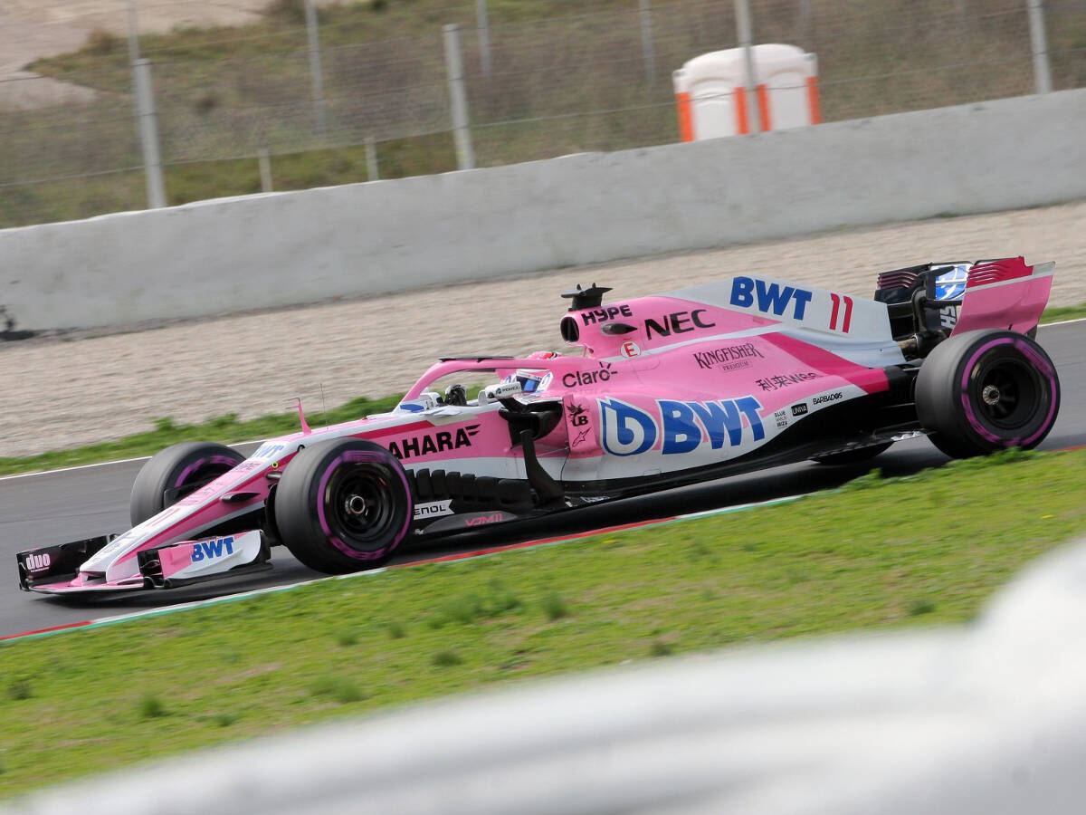 Foto zur News: Sergio Perez: "Bin mit dem Auto nicht sehr glücklich"