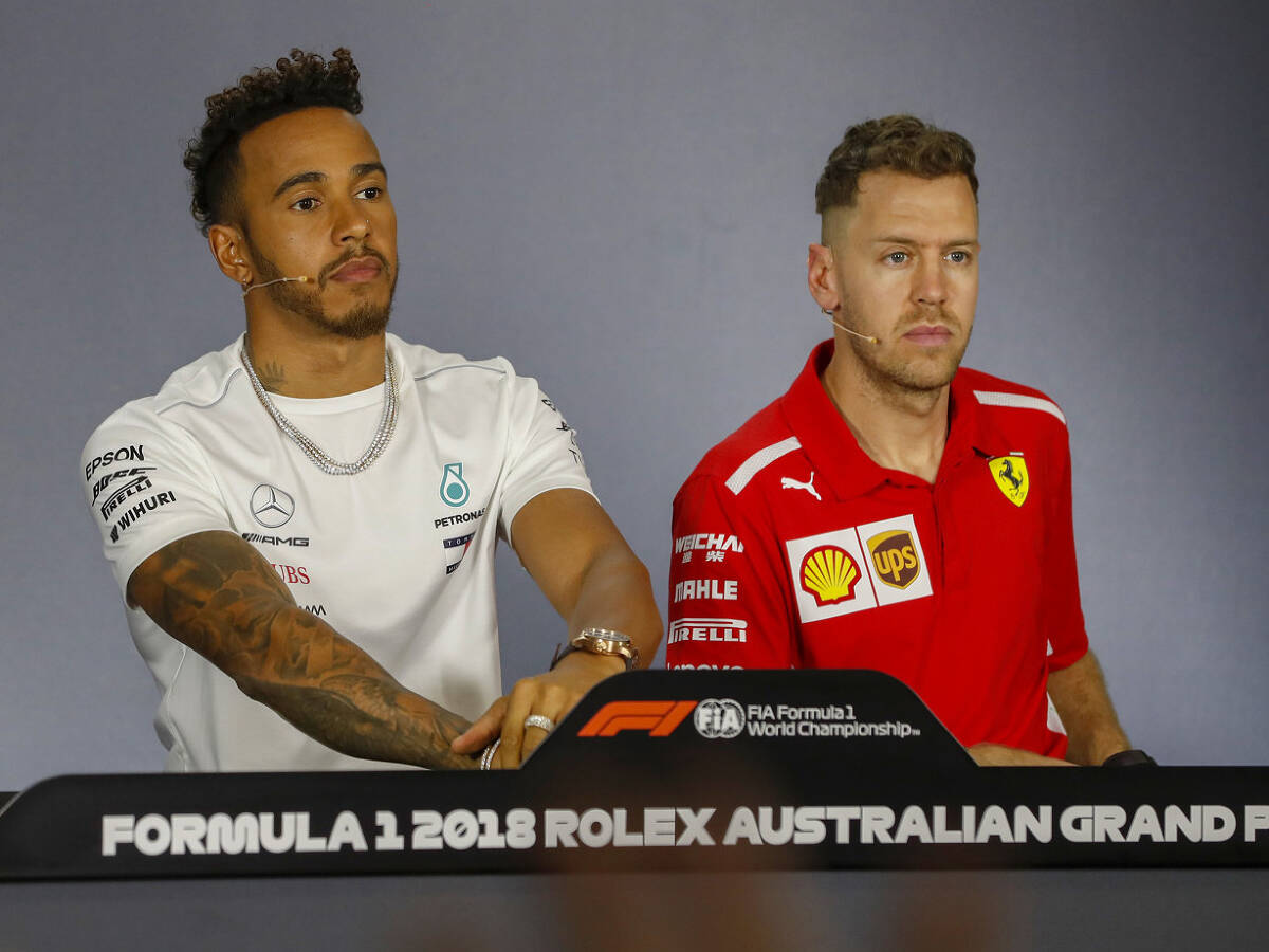 Foto zur News: Lacher in der FIA-PK: Hamilton folgt Fake-Vettel auf Instagram