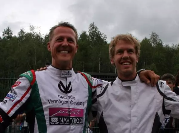 Michael Schumacher, Sebastian Vettel Foto zur News: Enzo Ferraris Sohn: Schumacher war so emotional wie Vettel