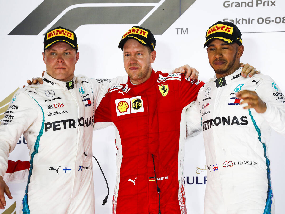 Foto zur News: Formel 1 Bahrain 2018: Wie knapp Vettel wirklich gewonnen hat