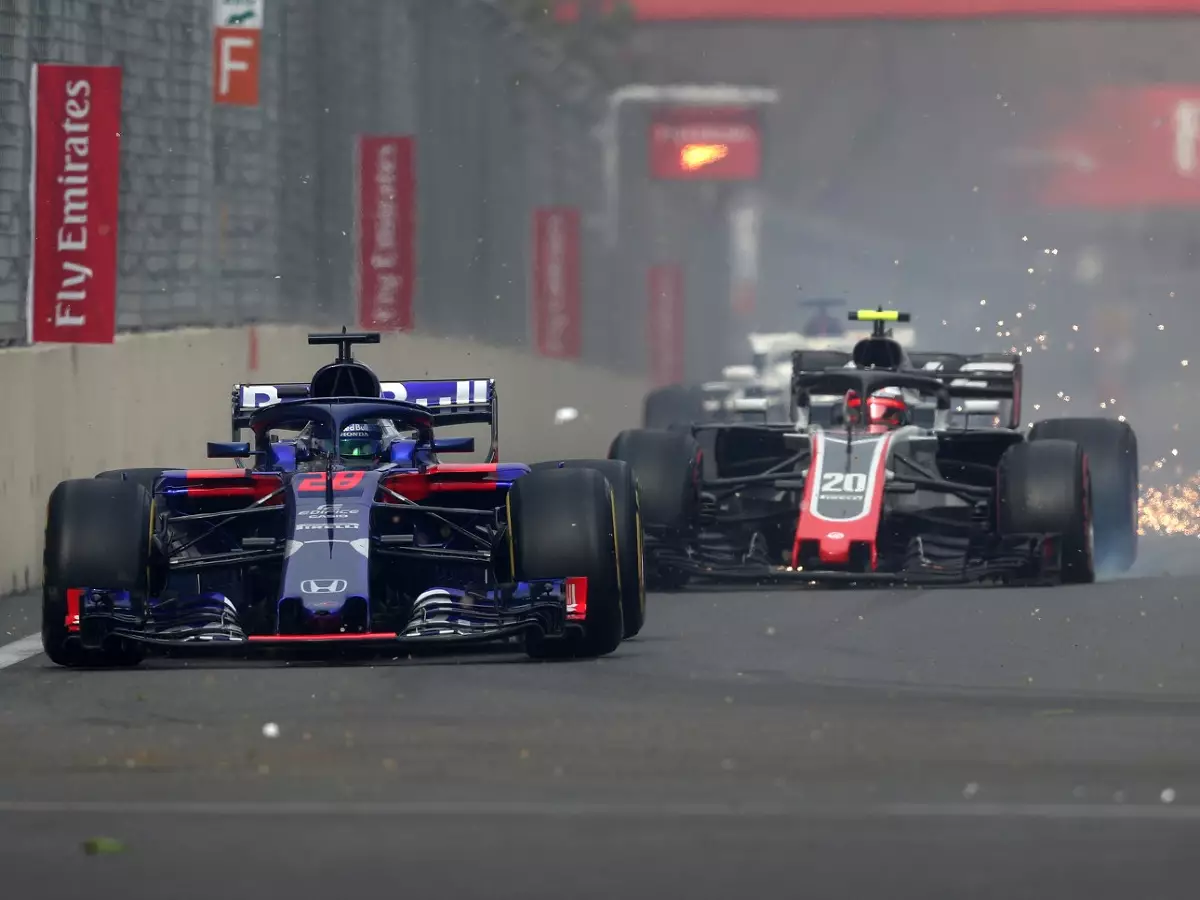 Pierre Gasly, Kevin Magnussen Foto zur News: Gasly tobt: Magnussen der gefährlichste Fahrer überhaupt!